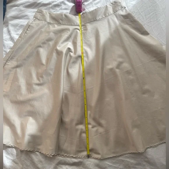 Miu Miu Silk Blend A-Line Skirt - Picture 5 of 6